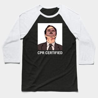 Dwight Scrute Cpr Certified, The Office Meme Baseball T-Shirt